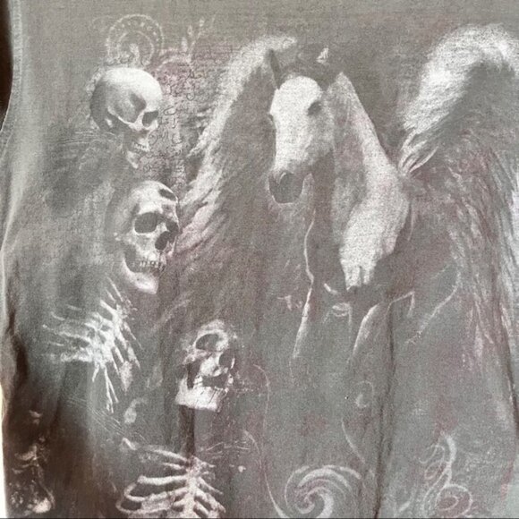 G21 Horse and Skeleton T-Shirt. Size Small. - Picture 5 of 6